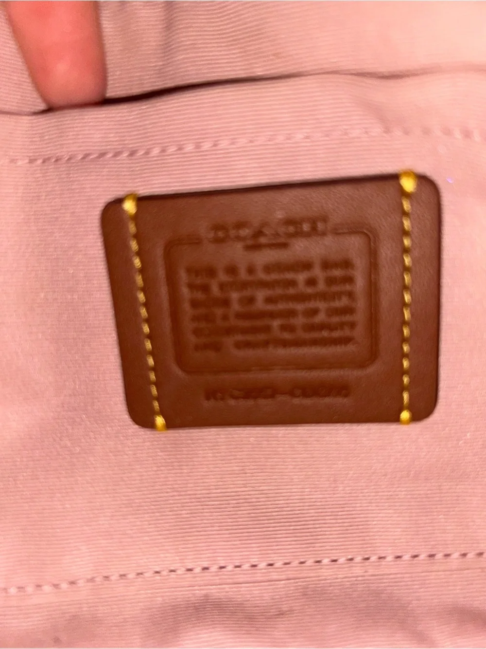 Coach Quilted Shoulder Bag in Dusty Rose
